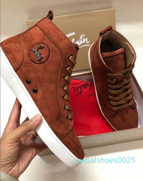 3a new mens women high green suede red bottom casual shoes,fashion gentleman designer lace-up sneakers size 36-46 666 c25, Black
3a new mens women high green suede red bottom casual shoes,fashion gentleman designer lace-up sneakers size 36-46 666 c25, Black
