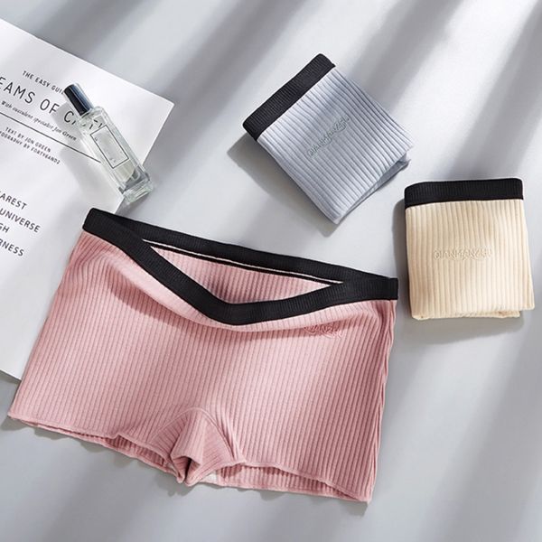 women seamless corner panties anti-lighting safety corner panty female lingerie boxer brief, Black;pink 
women seamless corner panties anti-lighting safety corner panty female lingerie boxer brief, Black;pink