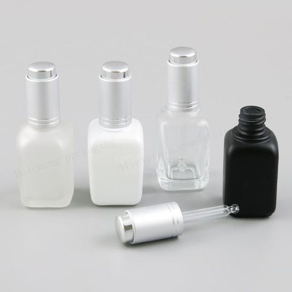 storage bottles & jars 12 x 30ml square white black clear frost glass drop 1oz essential oil container with silver dropper
storage bottles & jars 12 x 30ml square white black clear frost glass drop 1oz essential oil container with silver dropper