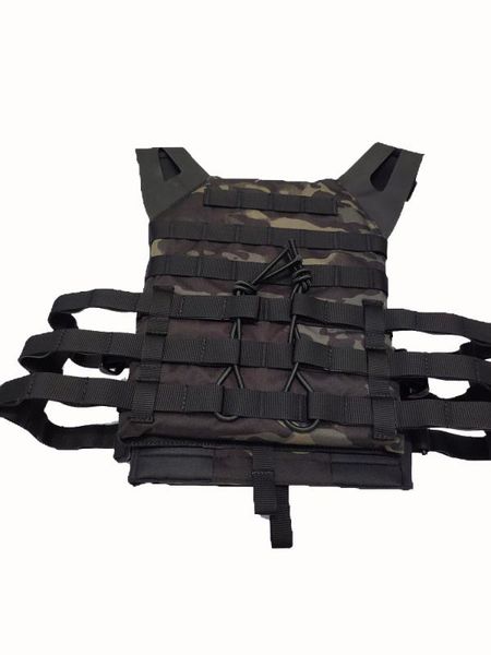tc0095 jpc tactical vest light multi function combat vest night camouflage, Black;gray
tc0095 jpc tactical vest light multi function combat vest night camouflage, Black;gray