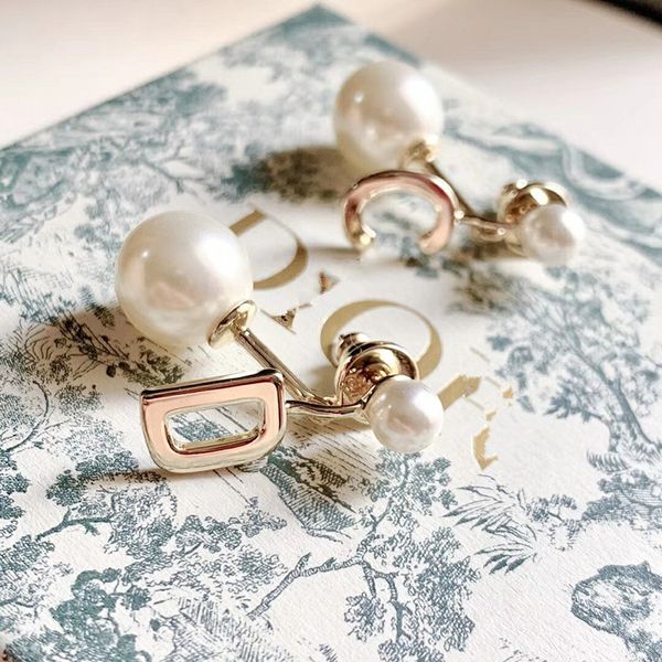2020 letters cd size pearl earrings 925 silver needle women's ear ring jewelry anti-allergy high version, White
2020 letters cd size pearl earrings 925 silver needle women's ear ring jewelry anti-allergy high version, White