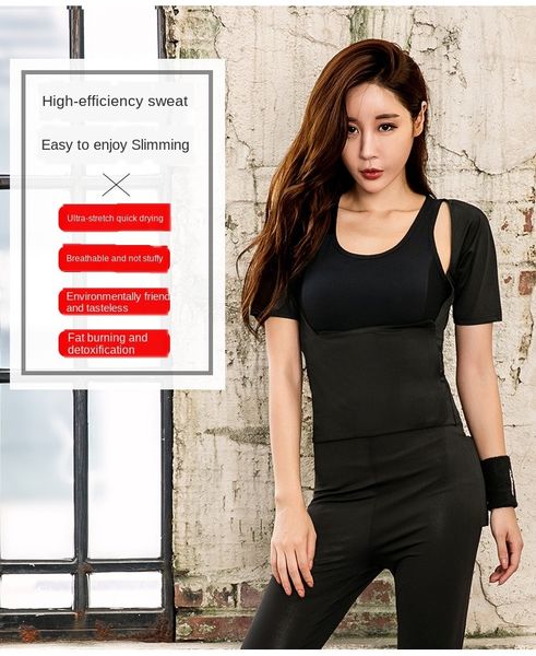 oem sweat women's short-sleeved sweat clothes thin oem undershirt women's short-sleeved und gym clothesbelly fitness clothes, White;red
oem sweat women's short-sleeved sweat clothes thin oem undershirt women's short-sleeved und gym clothesbelly fitness clothes, White;red