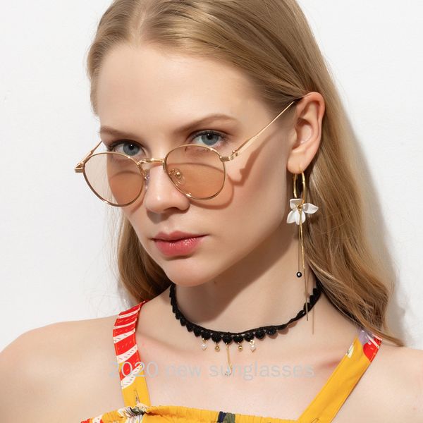 sunglasses fashion metal frame round women 2021 brand designer gradient sun glasses female clear pink shades nx, White;black
sunglasses fashion metal frame round women 2021 brand designer gradient sun glasses female clear pink shades nx, White;black