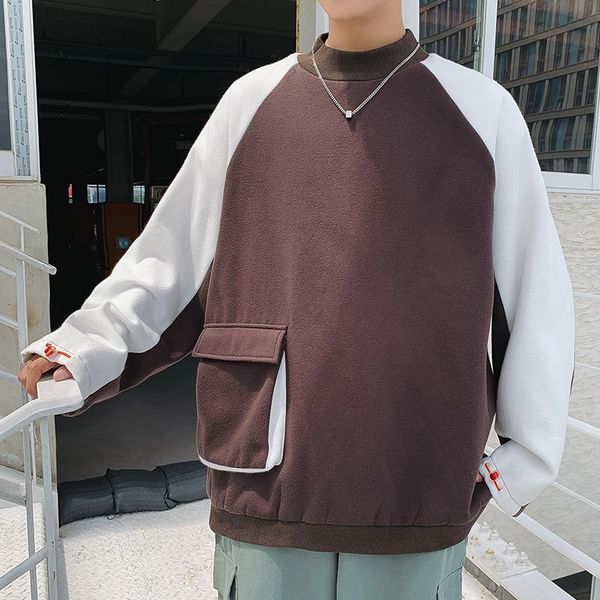 autumn cotton hoodie men's fashion contrast color casual sweatshirt men streetwear wild loose hip-hop pullover hoodies mens, Black
autumn cotton hoodie men's fashion contrast color casual sweatshirt men streetwear wild loose hip-hop pullover hoodies mens, Black