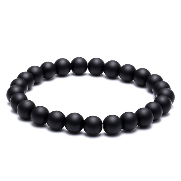 men's natural stone bead bracelet black 8mm bracelet women's jewelry volcanic stone friendship couple classic style, Golden;silver
men's natural stone bead bracelet black 8mm bracelet women's jewelry volcanic stone friendship couple classic style, Golden;silver