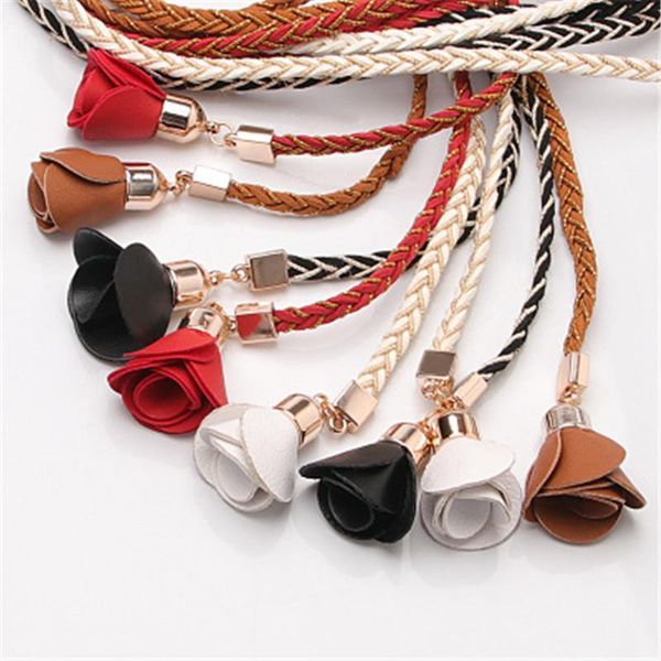 korean the rose flower ladies waist chain wild fashion decorative dress woven belt mujer cinto feminino cinturones sale, Black;brown
korean the rose flower ladies waist chain wild fashion decorative dress woven belt mujer cinto feminino cinturones sale, Black;brown