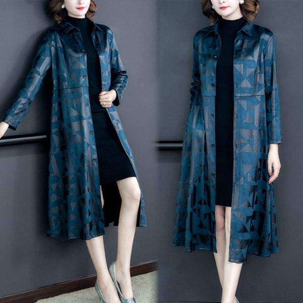 2020 autumn fashion trench coat dress long knee-length mother big yards han edition happi fat mm to western style jacket, Tan;black
2020 autumn fashion trench coat dress long knee-length mother big yards han edition happi fat mm to western style jacket, Tan;black