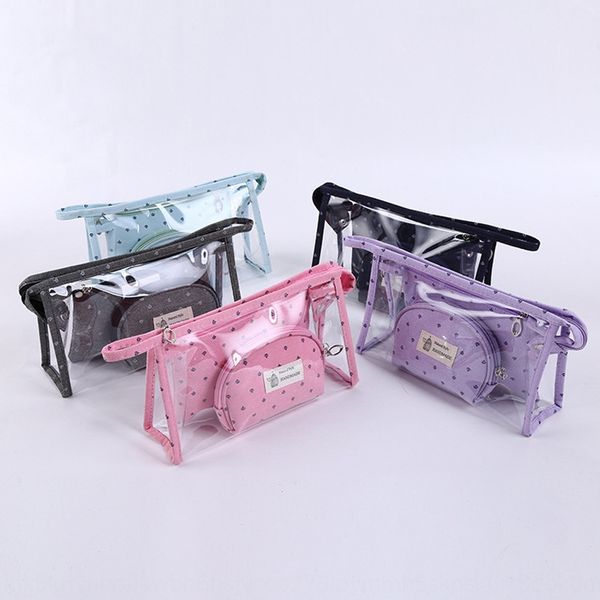 hand made make-up cosmetic crown hipster cosmetic bag three-piece set transparent jewelry storage bag
hand made make-up cosmetic crown hipster cosmetic bag three-piece set transparent jewelry storage bag