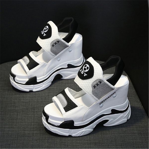 2020 summer women chunky sandals fashion open toe wedges casual high heels platform 11.5cm height increasing ladies shoes cs10, Black
2020 summer women chunky sandals fashion open toe wedges casual high heels platform 11.5cm height increasing ladies shoes cs10, Black