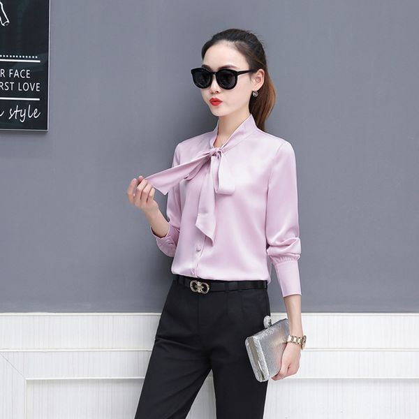 twlyn 2019 spring and autumn new bow lace-up business wear all-match bottoming chiffon all-match long butterfly shirt sleeve shirt for women, White
twlyn 2019 spring and autumn new bow lace-up business wear all-match bottoming chiffon all-match long butterfly shirt sleeve shirt for women, White