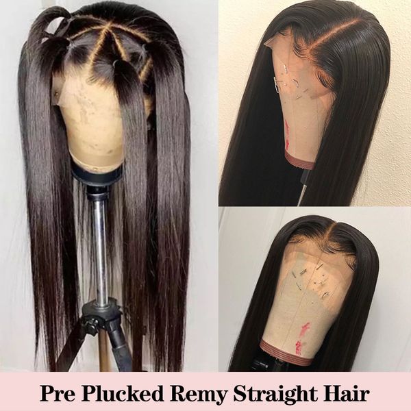 peruvian remy hair wigs pre plucked natural hairline straight 13x4 lace front human hair wigs bleaches knots 250% high density, Black
peruvian remy hair wigs pre plucked natural hairline straight 13x4 lace front human hair wigs bleaches knots 250% high density, Black