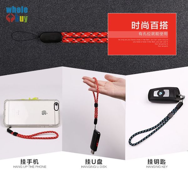 100pcs/lot high-grade adjust simple fashion mobile phone lanyard general short wrist rope digital camera self timer lever short lanyard
100pcs/lot high-grade adjust simple fashion mobile phone lanyard general short wrist rope digital camera self timer lever short lanyard
