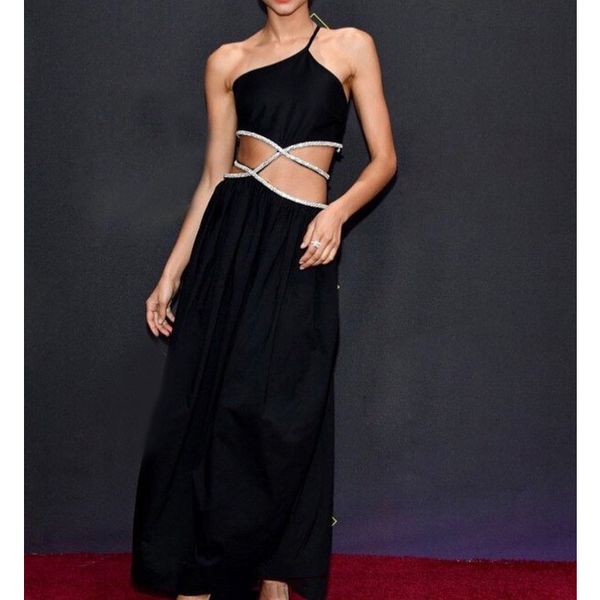 7.20 2020 early autumn new luxury fashion evening party dresses diamonds crystal spliced waist-revealing dress women, Black;gray
7.20 2020 early autumn new luxury fashion evening party dresses diamonds crystal spliced waist-revealing dress women, Black;gray