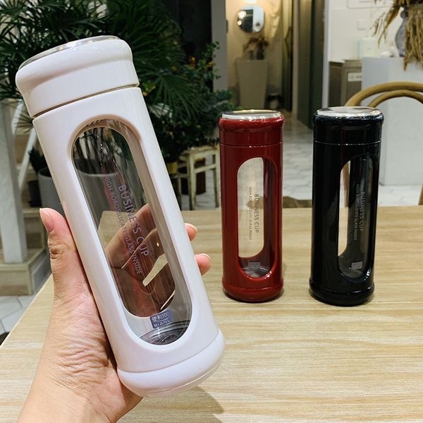 korean style creative office water glass with tea insulation detachable cup boys' and girls' office fashion water cup
korean style creative office water glass with tea insulation detachable cup boys' and girls' office fashion water cup