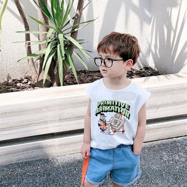 boys' summer clothes sleeveless t-shirt waistcoat vest vest children's summer korean style base shirt trendy clothes, Blue
boys' summer clothes sleeveless t-shirt waistcoat vest vest children's summer korean style base shirt trendy clothes, Blue