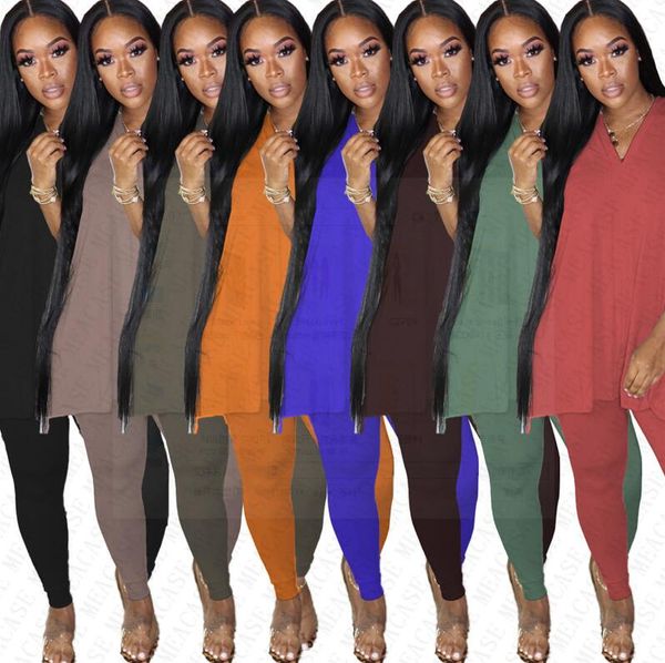 summer women tracksuit short sleeve shirt split tee + leeggings pants two-piece clothing sets solid colors party suits s-3xl d7804, White
summer women tracksuit short sleeve shirt split tee + leeggings pants two-piece clothing sets solid colors party suits s-3xl d7804, White