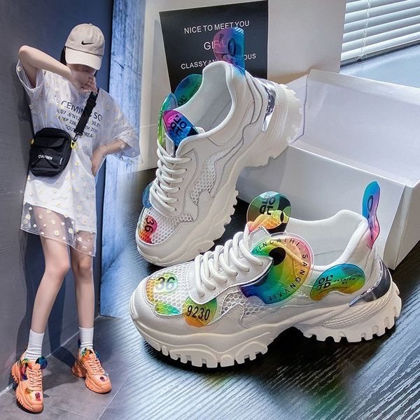 new women platform chunky sneakers 6cm high lace-up casual vulcanize shoes luxury designer old dad female fashion sneakers 2020
new women platform chunky sneakers 6cm high lace-up casual vulcanize shoes luxury designer old dad female fashion sneakers 2020