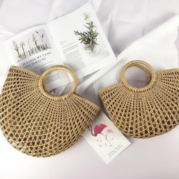 women straw handbag woven handmade shopping beach vegetable large capacity casual yellow grass hollow female rattan shoulder bag
women straw handbag woven handmade shopping beach vegetable large capacity casual yellow grass hollow female rattan shoulder bag