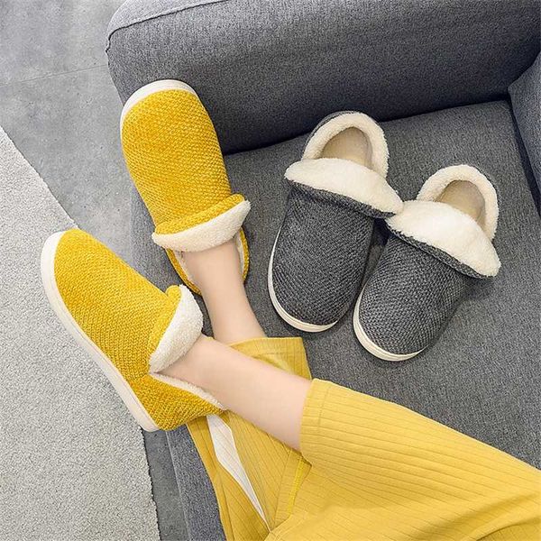 jianbudan winter warm home cotton shoes men and women plush comfortable indoor flat shoes soft material female home, Black
jianbudan winter warm home cotton shoes men and women plush comfortable indoor flat shoes soft material female home, Black