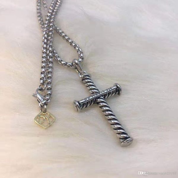european and american luxury custom designer necklace thread cross pendant simple necklace, Golden;silver
european and american luxury custom designer necklace thread cross pendant simple necklace, Golden;silver