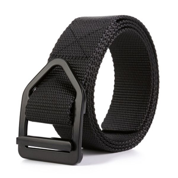 new arrival 3.8cm outdoor tactical belt men's nylon style casual army webbing triangle buckle belt, Black;gray
new arrival 3.8cm outdoor tactical belt men's nylon style casual army webbing triangle buckle belt, Black;gray
