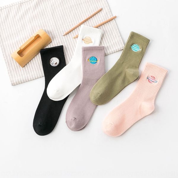 winter women's cotton planet embroidery ab combed embroidered and socks cotton long sports socks, Pink;yellow
winter women's cotton planet embroidery ab combed embroidered and socks cotton long sports socks, Pink;yellow