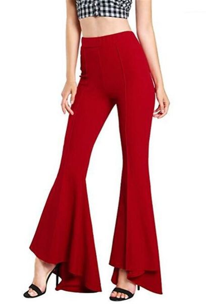 designer high waist flare pants casual loose solid color ladies pants summer womens elastic waist pants womens, Black;white
designer high waist flare pants casual loose solid color ladies pants summer womens elastic waist pants womens, Black;white