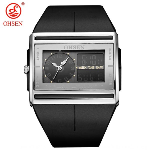 cnokw high-end ohsen fashion tape square waterproof high-end ohsen fashion silicone tape square waterproof electronic silicone watch electro, Blue
cnokw high-end ohsen fashion tape square waterproof high-end ohsen fashion silicone tape square waterproof electronic silicone watch electro, Blue