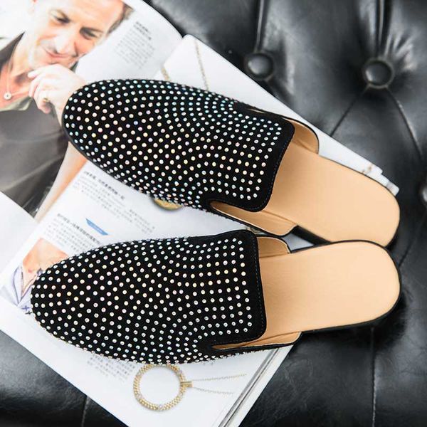 new mens fashion slippers outdoor luxury casual flat slippers light weight walking shoes spring autumn slip on footwear, Black
new mens fashion slippers outdoor luxury casual flat slippers light weight walking shoes spring autumn slip on footwear, Black