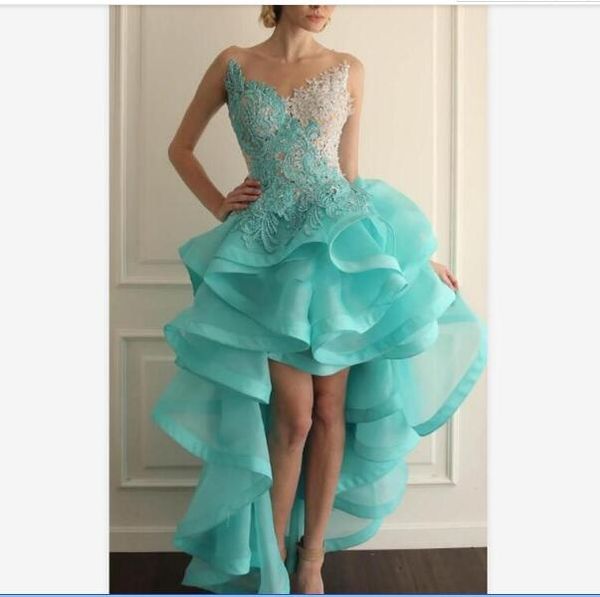 white mint organza skirt homecoming dresses sheer neck cocktail party dresses hi-lo prom dresses custom formal party gowns dress, Red
white mint organza skirt homecoming dresses sheer neck cocktail party dresses hi-lo prom dresses custom formal party gowns dress, Red