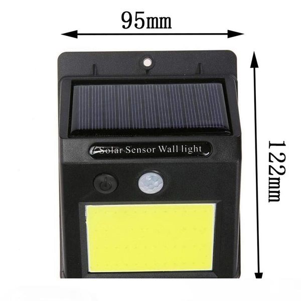 LED Solar Light COB 48Leds Human Induction Wall Light Outdoor Motion Sensor Security Night Lighting Garden Wall Yard Deck Lamp
LED Solar Light COB 48Leds Human Induction Wall Light Outdoor Motion Sensor Security Night Lighting Garden Wall Yard Deck Lamp