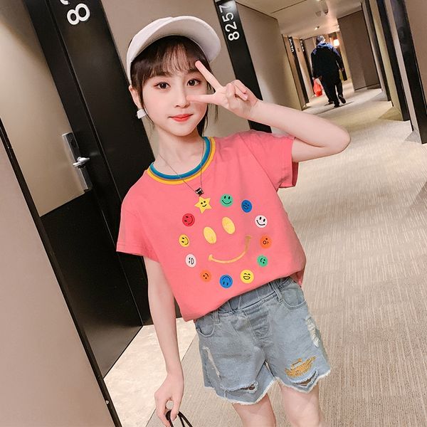 o4u04 износ девушки с короткими рукавами футболки 2020 новый корейский стиль детская футболка детская одежда средних и больших детей случайн, Blue
o4u04 износ девушки с короткими рукавами футболки 2020 новый корейский стиль детская футболка детская одежда средних и больших детей случайн, Blue