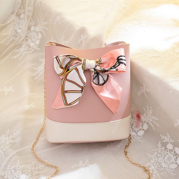 korean color matching bucket bucket postman package postman package 2019 autumn new silk scarf bag bow women's chain messenger bag
korean color matching bucket bucket postman package postman package 2019 autumn new silk scarf bag bow women's chain messenger bag