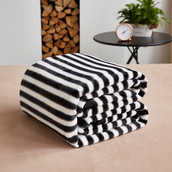 black white striped blanket 150x200cm, 180x200cm, 200x230cm thick spring autumn blanket for single double bed xf765-1
black white striped blanket 150x200cm, 180x200cm, 200x230cm thick spring autumn blanket for single double bed xf765-1
