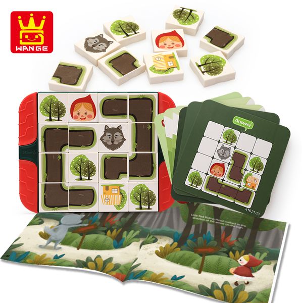 55pcs picture book of children's early education big particle block thinking training board little red riding hood board game for kids
55pcs picture book of children's early education big particle block thinking training board little red riding hood board game for kids