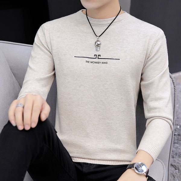 men's sweaters 2021 autumn winter pullover men brand clothing sweater fashion christmas slim fit sueter hombre, White;black
men's sweaters 2021 autumn winter pullover men brand clothing sweater fashion christmas slim fit sueter hombre, White;black