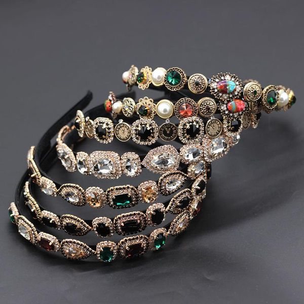 rhinestone detailed versatile geometric headband new baroque simple color rhinestone metal flower headband 712, Golden;silver
rhinestone detailed versatile geometric headband new baroque simple color rhinestone metal flower headband 712, Golden;silver