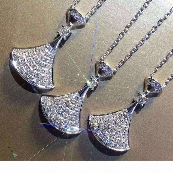 2018 brand new original luxury jewelry fan pendant skirt swing soild 100% 925 sterling silver party birthdayclavicle necklace for women gift
2018 brand new original luxury jewelry fan pendant skirt swing soild 100% 925 sterling silver party birthdayclavicle necklace for women gift