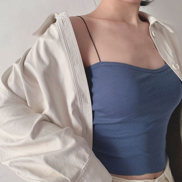 camisoles & tanks 2021 girl's beautiful back tube chest pad steel ring u-shaped vest sling wild comfortable outside wear inside, Black;white
camisoles & tanks 2021 girl's beautiful back tube chest pad steel ring u-shaped vest sling wild comfortable outside wear inside, Black;white