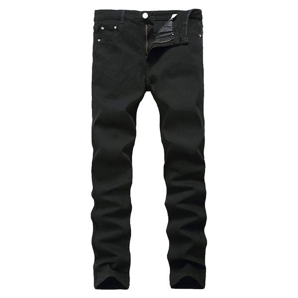 new quality cotton slim men jeans solid color casual zipper fashion straight jeans pants plus size pants for male, Blue
new quality cotton slim men jeans solid color casual zipper fashion straight jeans pants plus size pants for male, Blue