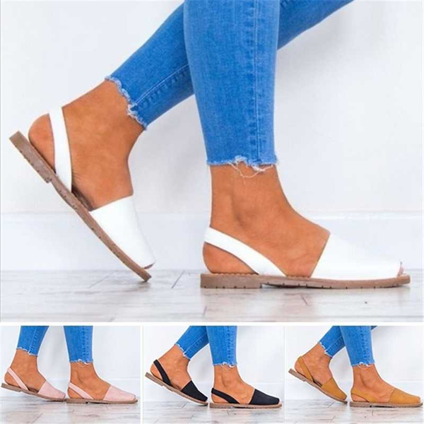 sandals women's fashion flat plus size peep toe casual pure color leather elegant ladies summer dress slipper beach flats 2021, Black
sandals women's fashion flat plus size peep toe casual pure color leather elegant ladies summer dress slipper beach flats 2021, Black