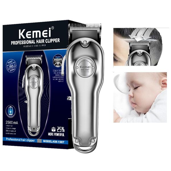 kemei 1987 professional electric all metal hair clipper rechargeable lcd digital hair trimmer men cordless haircut machine adjustable blade
kemei 1987 professional electric all metal hair clipper rechargeable lcd digital hair trimmer men cordless haircut machine adjustable blade