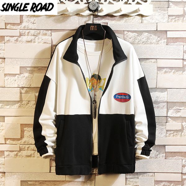 singleroad man's sweatshirt men 2020 zipper sweatshirt oversized patchwork harajuku japanese streetwear sweatshirts for men, Black
singleroad man's sweatshirt men 2020 zipper sweatshirt oversized patchwork harajuku japanese streetwear sweatshirts for men, Black