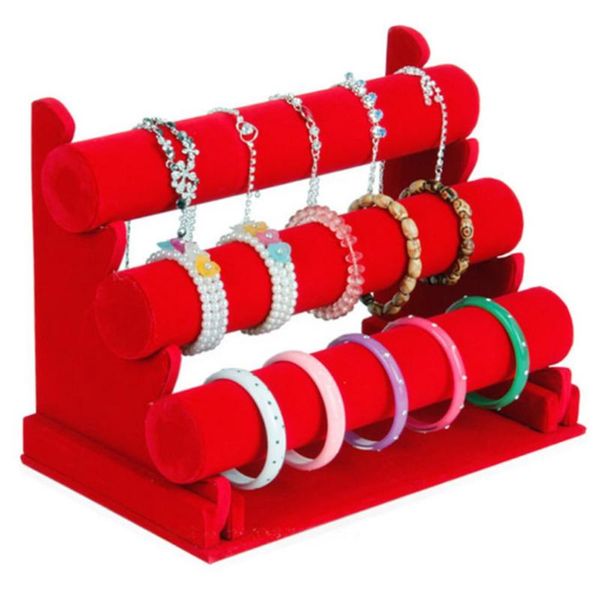 watch boxes & cases 3-tier bracelet jewelry display rack black velvet bangle brecelet organizer storage holder box case 2021, Black;blue
watch boxes & cases 3-tier bracelet jewelry display rack black velvet bangle brecelet organizer storage holder box case 2021, Black;blue