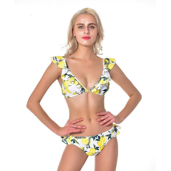 cute ruffles lemom printed bikini womem 2020 push up bikinis padded swimming suit bathing suit summer women swimwear new, White;black
cute ruffles lemom printed bikini womem 2020 push up bikinis padded swimming suit bathing suit summer women swimwear new, White;black