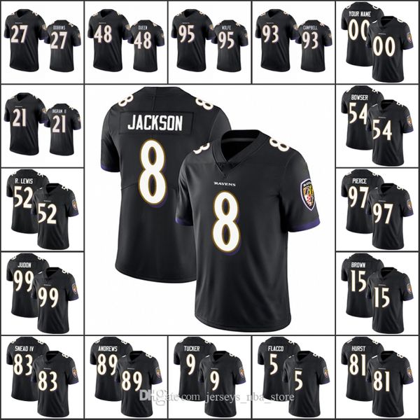 baltimore ravens men #8 lamar jackson 15 marquise brown 89 andrews 48 patrick queen women youth nfl custom black legend jersey, Black;red
baltimore ravens men #8 lamar jackson 15 marquise brown 89 andrews 48 patrick queen women youth nfl custom black legend jersey, Black;red