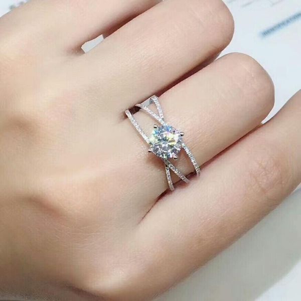 meibapj 1 real moissanite diamond fashion ring d color vvs1 925 sterling silver fine wedding jewelry for women, Golden;silver
meibapj 1 real moissanite diamond fashion ring d color vvs1 925 sterling silver fine wedding jewelry for women, Golden;silver