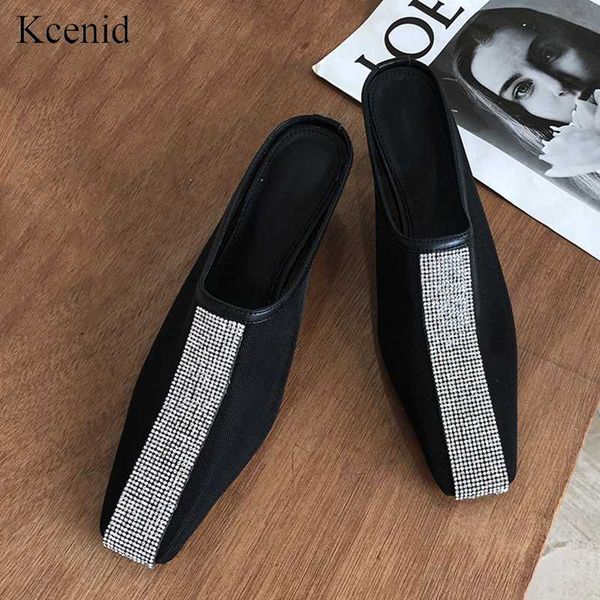 kcenid rhinestone mesh breathable low heel mules slippers women summer shoes women square toe thin heel dress party ladies shoes, Black
kcenid rhinestone mesh breathable low heel mules slippers women summer shoes women square toe thin heel dress party ladies shoes, Black