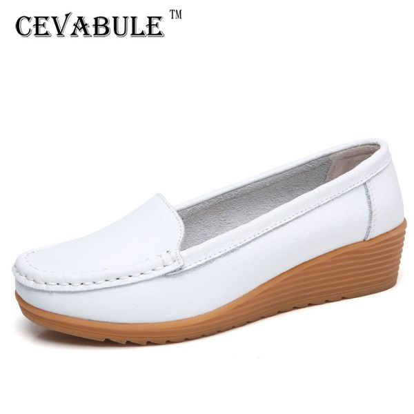 cevabule spring autumn leather mother shoes middle-aged women's shoes casual leather fashion wedge flats cqy-c987, Black
cevabule spring autumn leather mother shoes middle-aged women's shoes casual leather fashion wedge flats cqy-c987, Black