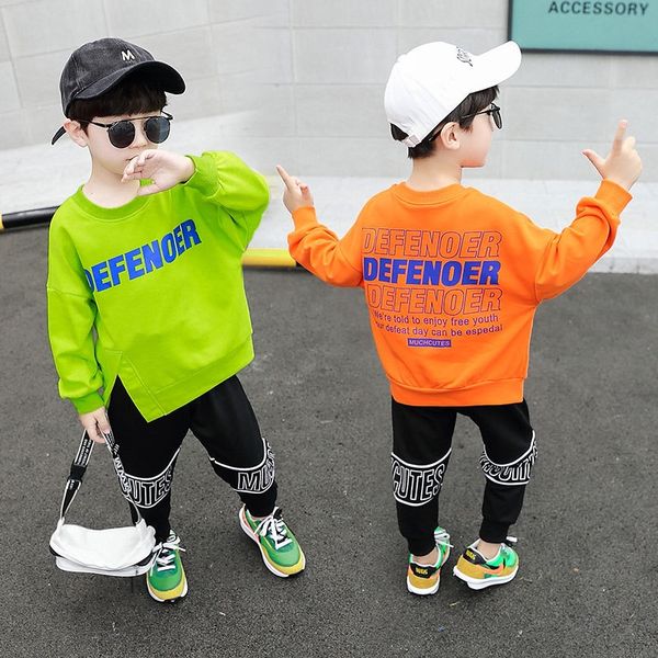 children's clothing autumn children's sweater 2020 boys' letter printed sports sports pants two-piece set baby pants
children's clothing autumn children's sweater 2020 boys' letter printed sports sports pants two-piece set baby pants